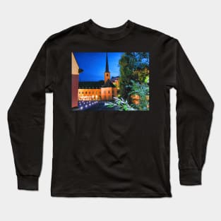 Old monastery in Luxembourg city Long Sleeve T-Shirt